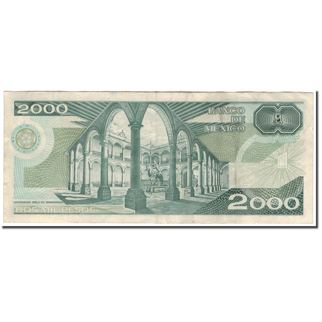 Banknote, Mexico, 2000 Pesos, 1984-10-30, KM:82c, VF(30-35)