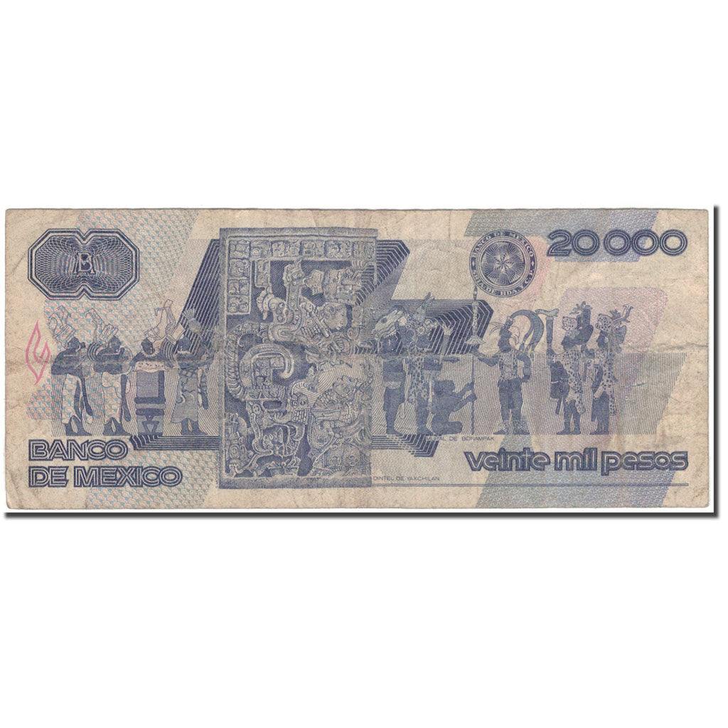 Geldschein, Mexiko, 20,000 Pesos, 1989-03-28, KM:92b, SGE+