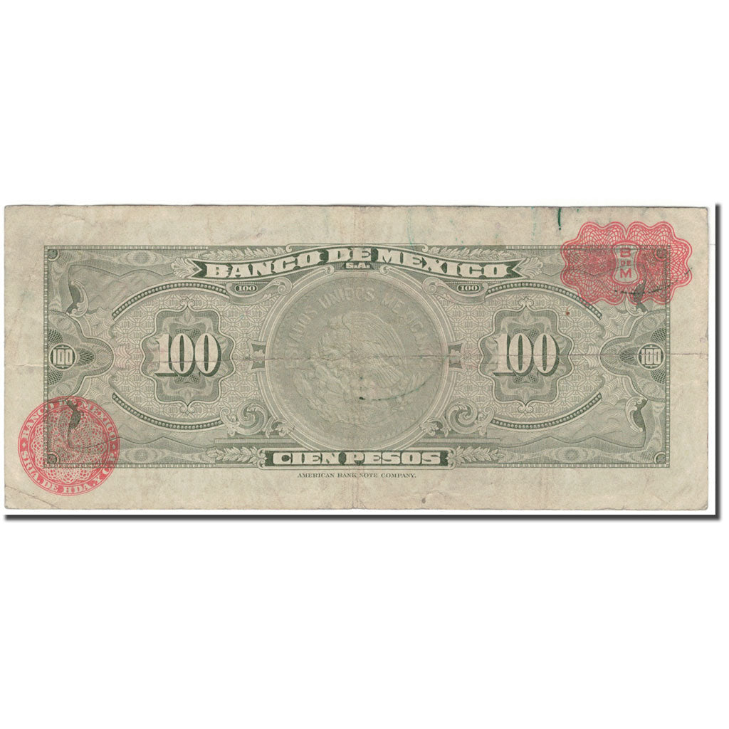 Banknote, Mexico, 100 Pesos, 1967-05-10, KM:61d, VF(20-25)