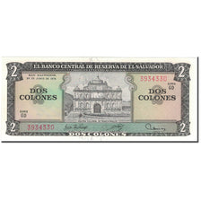 Banknote, El Salvador, 2 Colones, 1976-06-24, KM:124a, UNC(65-70)
