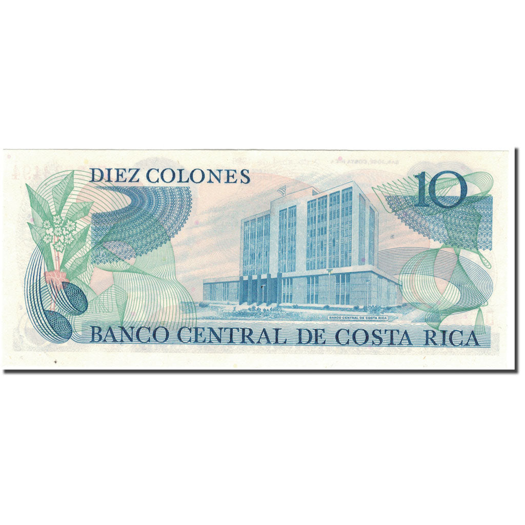 Banknote, Costa Rica, 10 Colones, 1986-04-02, KM:237b, UNC(65-70)