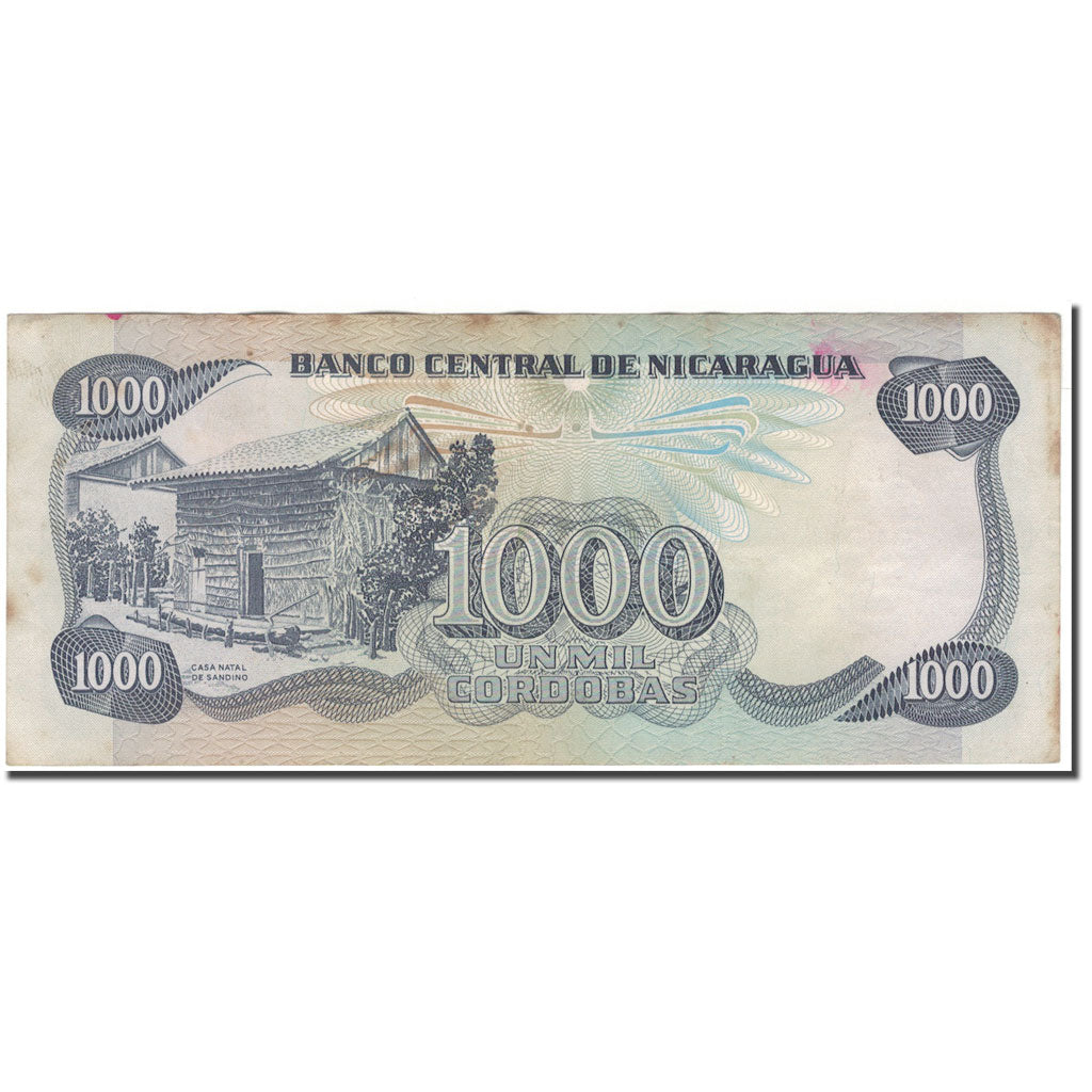 Banknote, Nicaragua, 1000 Cordobas, KM:145a, EF(40-45)