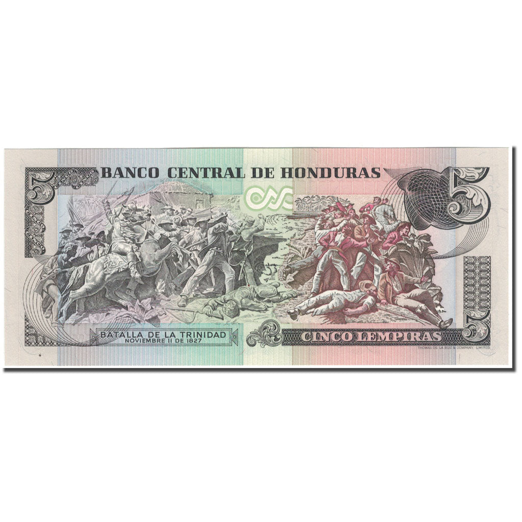 Banknote, Honduras, 5 Lempiras, 1985-12-06, KM:63b, UNC(65-70)