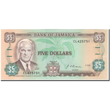 Banconote, Giamaica, 5 Dollars, 1991-07-01, KM:70d, FDS