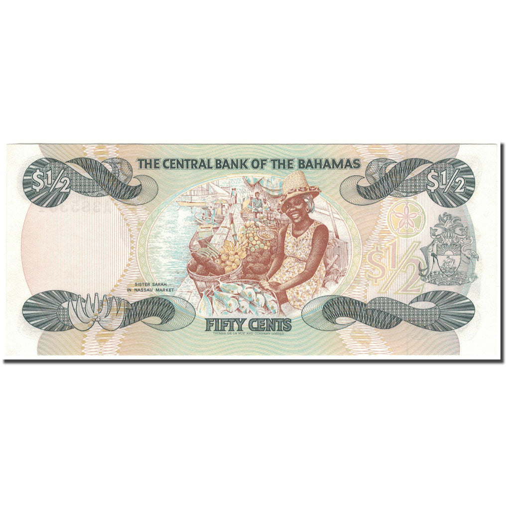 Billete, 1/2 Dollar, 1974, Bahamas, KM:42a, UNC