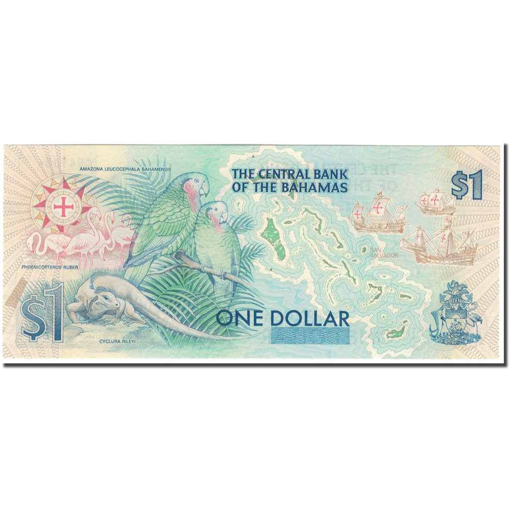 Banknote, Bahamas, 1 Dollar, KM:50a, UNC(65-70)