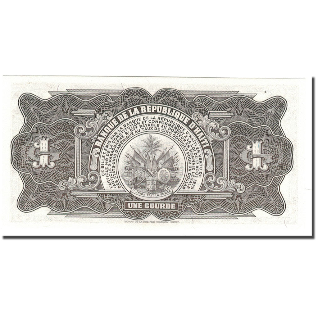 Geldschein, Haiti, 1 Gourde, KM:239, UNZ