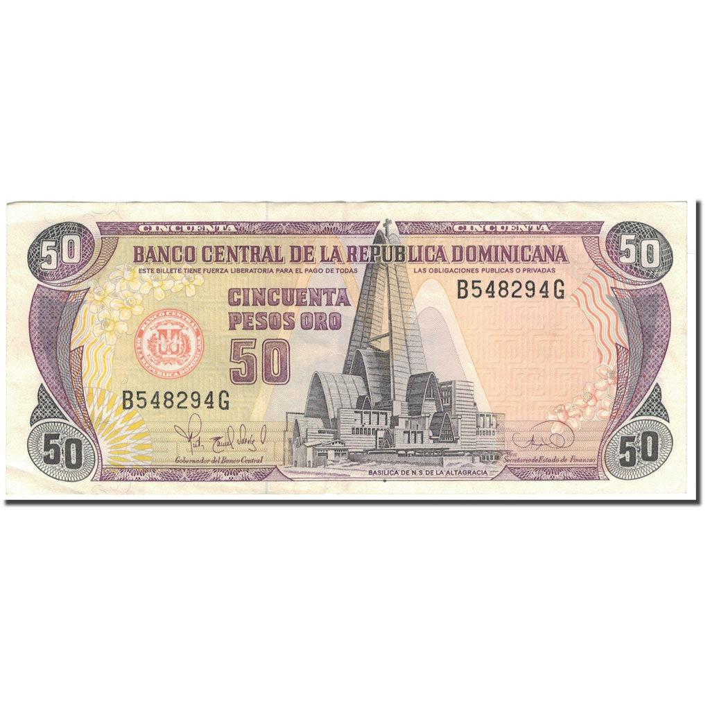 Banknote, Dominican Republic, 50 Pesos Oro, KM:149a, EF(40-45)