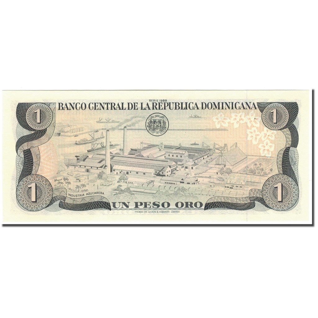 Banknote, Dominican Republic, 1 Peso Oro, 1988, KM:126c, UNC(65-70)