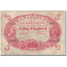 Banknote, Guadeloupe, 5 Francs, KM:7e, VF(20-25)