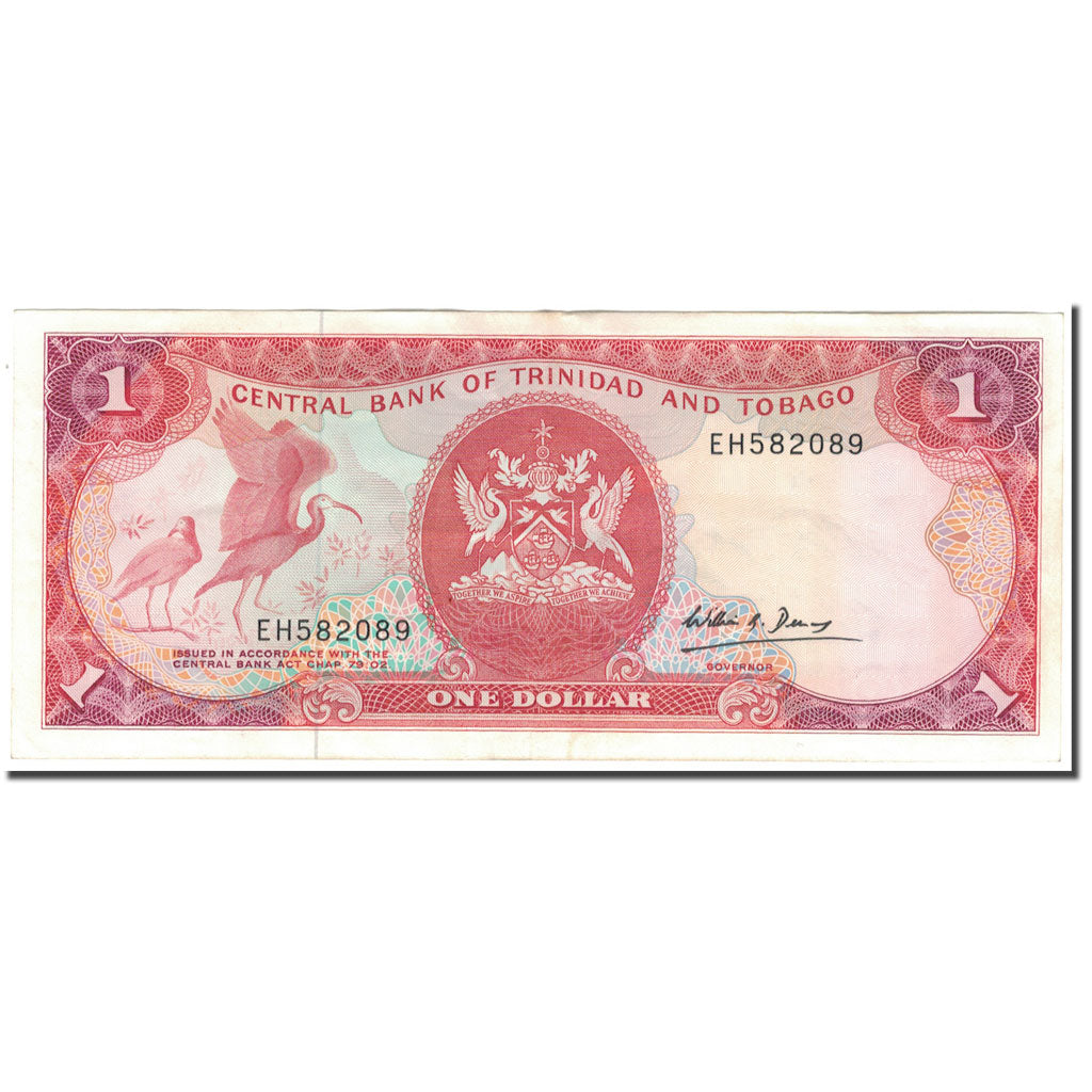 Banknote, Trinidad and Tobago, 1 Dollar, KM:36b, EF(40-45)