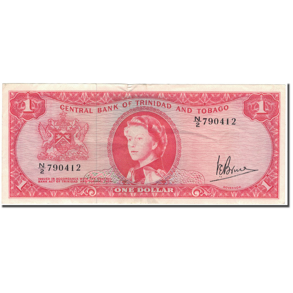 Banknote, Trinidad and Tobago, 1 Dollar, 1964, KM:26c, VF(20-25)