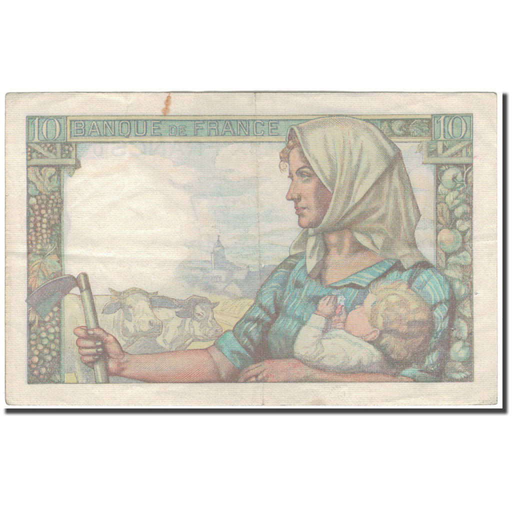 Francia, 10 Francs, 10 F 1941-1949 ''Mineur'', 1942-10-15, BB, Fayette:8.4