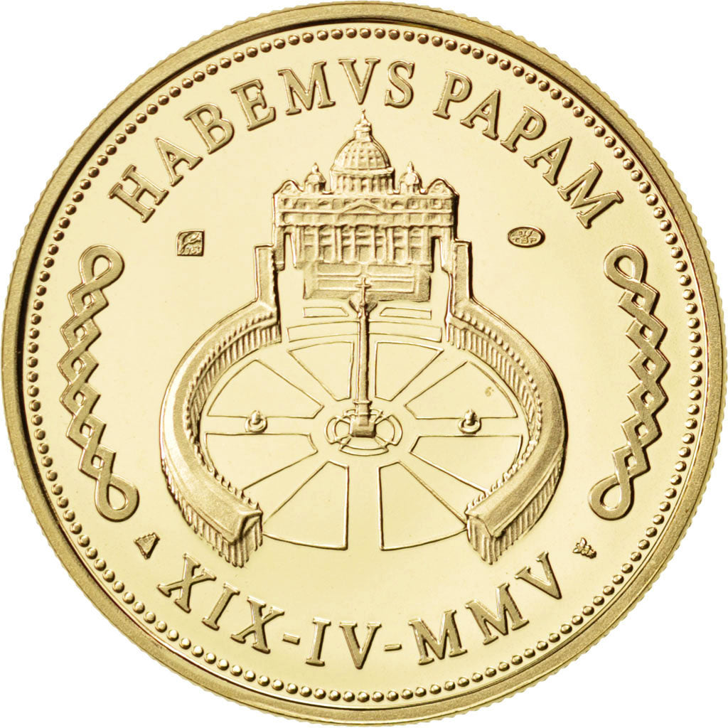 FRANCE, Religions & beliefs, French Fifth Republic, Medal, 2005, MS(63), Gold,..