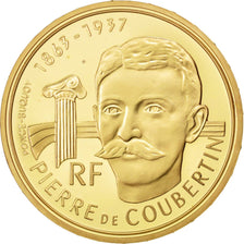 FRANCE, 500 Francs, 1991, Paris, KM #1000, MS(65-70), Gold, 17.00
