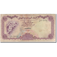 Biljet, Arabische Republiek Jemen, 100 Rials, KM:16a, B+