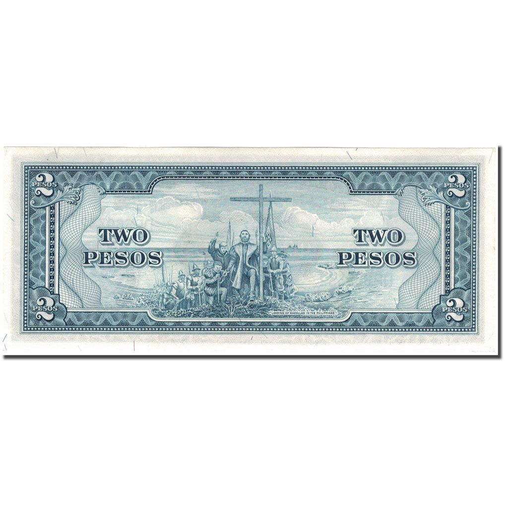 Banknote, Philippines, 2 Pesos, 1949, KM:134d, UNC(65-70)