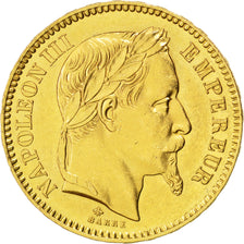 Second Empire, 20 Francs or Napoléon III tête laurée 1862 Paris, KM 801.1