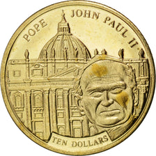 Liberia, 10 Dollars, 2003, MS(65-70), Gold, 0.50
