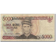 Banknote, Indonesia, 5000 Rupiah, 1986, KM:125a, F(12-15)