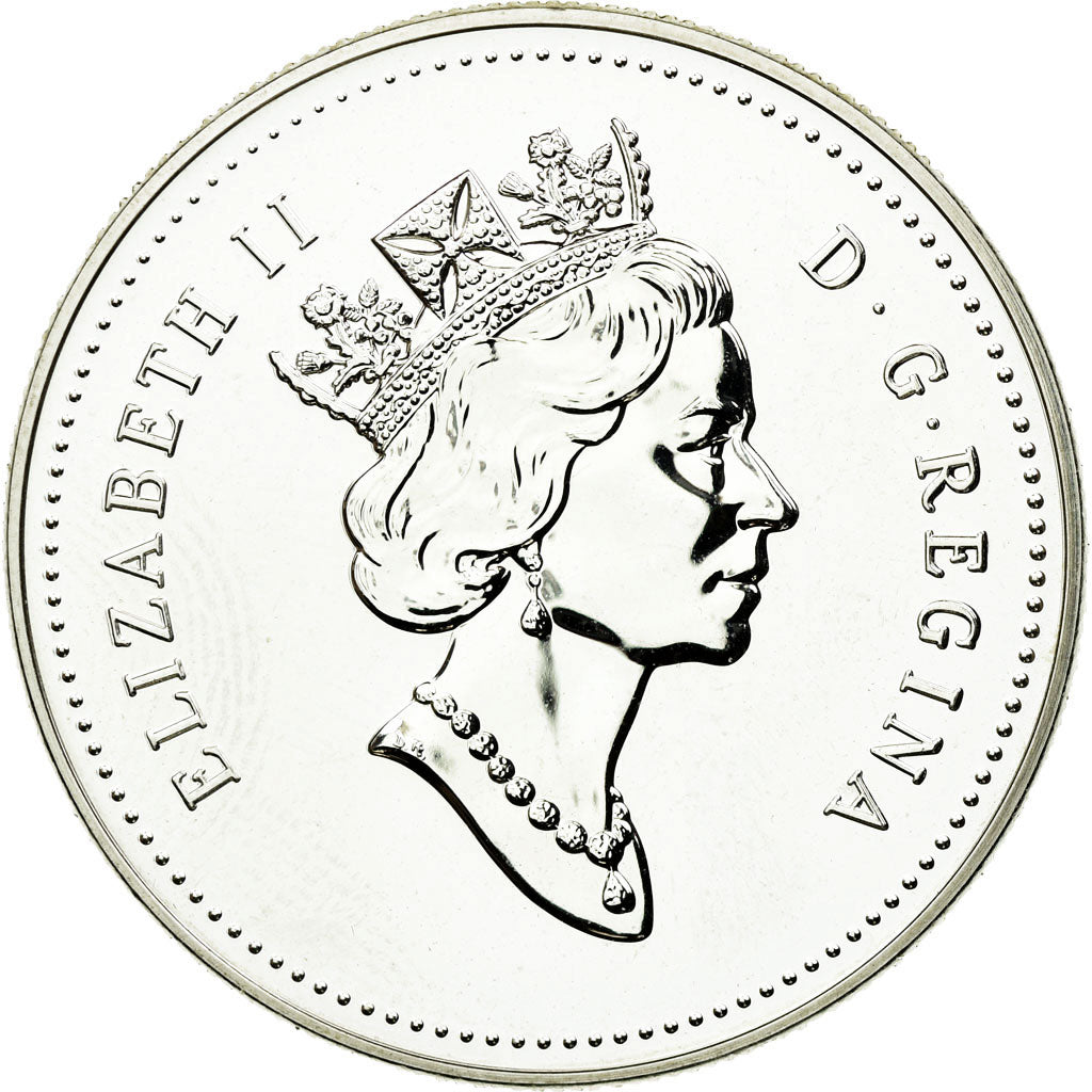 Coin, Canada, Elizabeth II, Dollar, 1990, Ottawa, MS(65-70), Silver, KM:170