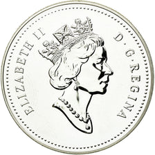 Coin, Canada, Elizabeth II, Dollar, 1990, Ottawa, MS(65-70), Silver, KM:170