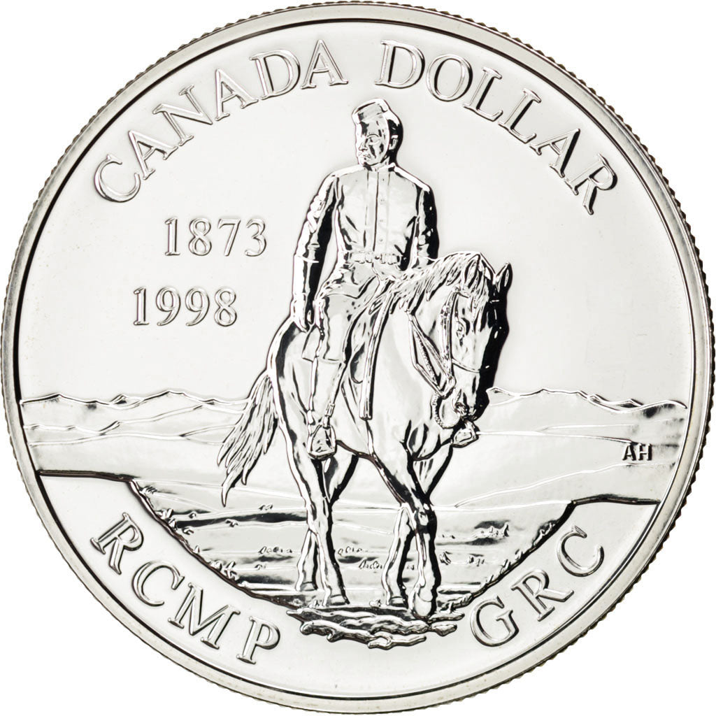 Canada, 1 Dollar, 1998, KM #306, MS(65-70), Silver, 25.62