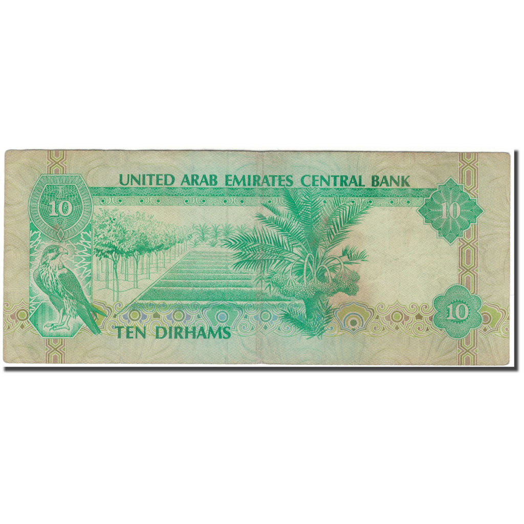 Geldschein, United Arab Emirates, 10 Dirhams, KM:8a, S