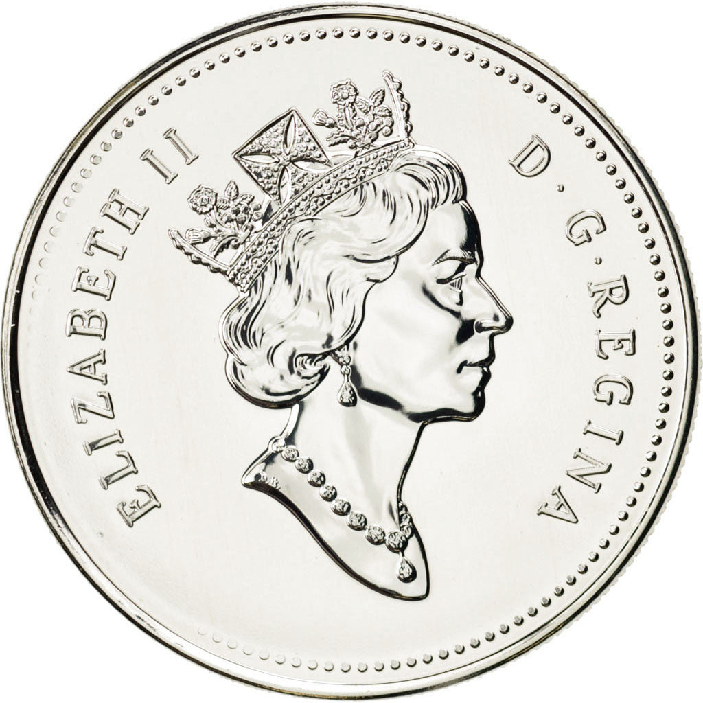 CANADA, Dollar, 1997, Royal Canadian Mint, KM #282, MS(65-70), Silver, 36, 25.37