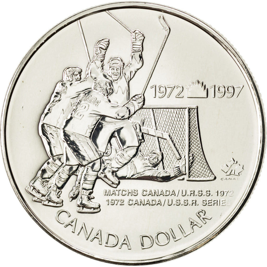 CANADA, Dollar, 1997, Royal Canadian Mint, KM #282, MS(65-70), Silver, 36, 25.37