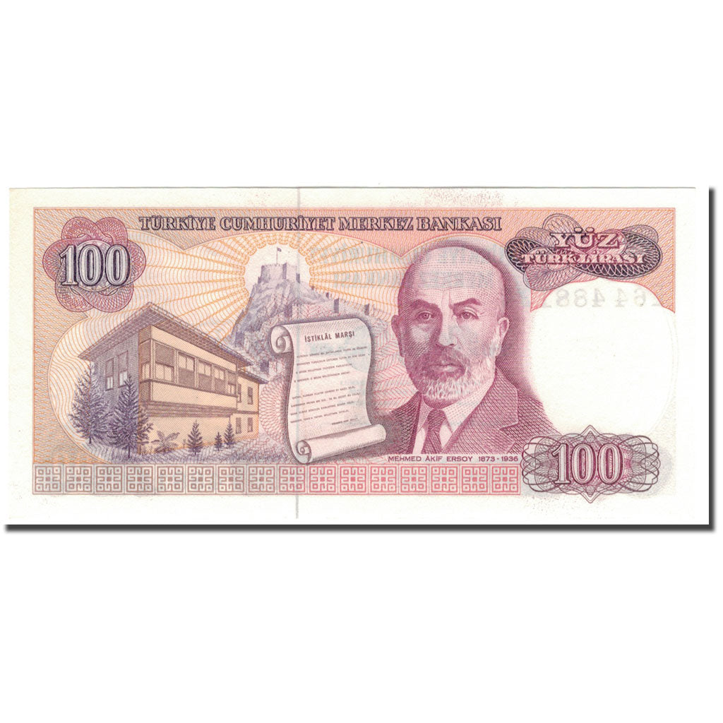 Banknote, Turkey, 100 Lira, 1970-10-14, KM:194b, UNC(65-70)
