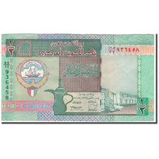 Banknote, Kuwait, 1/2 Dinar, KM:24a, AU(50-53)