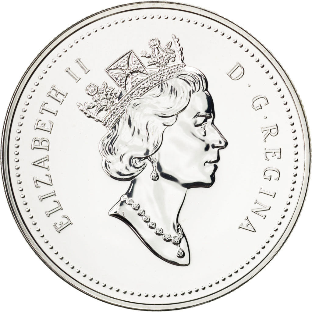 CANADA, Dollar, 1996, Royal Canadian Mint, KM #274, MS(65-70), Silver, 36, 25.27