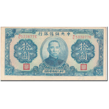 Banknote, China, 10 Yüan, 1940, KM:J12h, UNC(60-62)