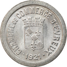 Coin, France, Chambre de Commerce, Evreux, 5 Centimes, 1921, MS(63), Aluminium