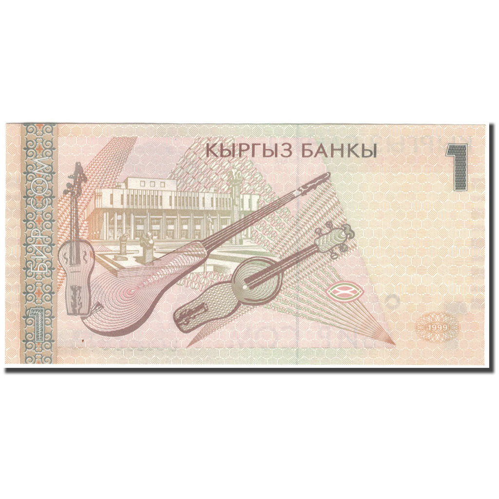 Banknote, KYRGYZSTAN, 1 Som, KM:15, UNC(65-70)