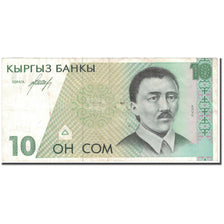 Banknote, KYRGYZSTAN, 10 Som, KM:9, VF(20-25)