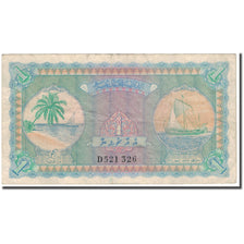 Billete, 1 Rupee, Maldivas, KM:2b, BC