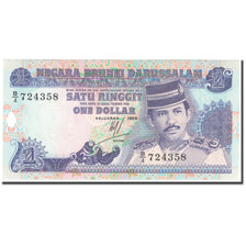 Banconote, BRUNEI, 1 Ringgit, 1989, KM:13a, FDS