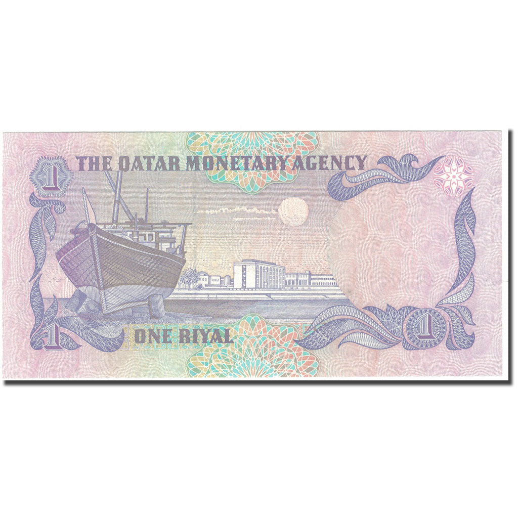 Banknote, Qatar, 1 Riyal, KM:13a, UNC(65-70)