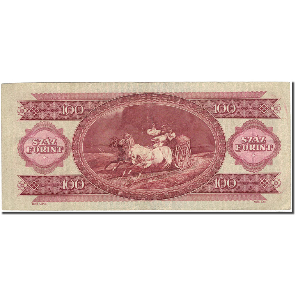 Biljet, Hongarije, 100 Forint, 1984-10-30, KM:171g, TB+