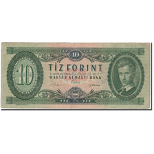 Banknote, Hungary, 10 Forint, 1969-06-30, KM:168d, F(12-15)