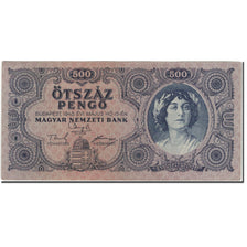 Banknote, Hungary, 500 Pengö, 1945-05-15, KM:117a, AU(55-58)