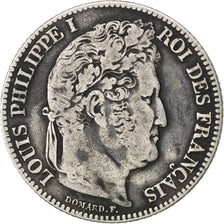Moneta, Francia, Louis-Philippe, Franc, 1847, Paris, MB+, Argento, KM:748.1