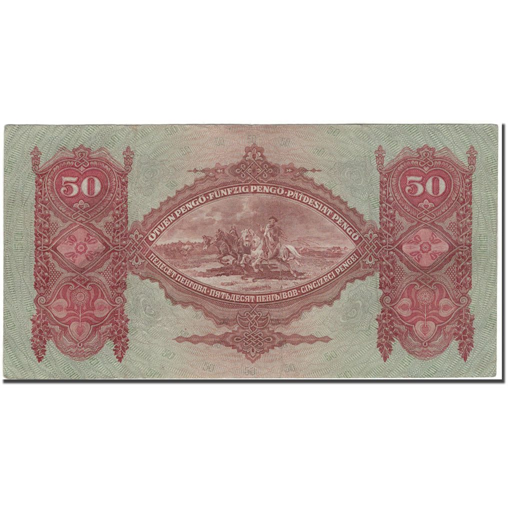 Biljet, Hongarije, 50 Pengö, 1932-10-01, KM:99, TTB