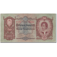 Banknote, Hungary, 50 Pengö, 1932-10-01, KM:99, VF(30-35)