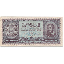 Banknote, Hungary, 10 Million Milpengö, 1946-05-24, KM:129, VF(20-25)