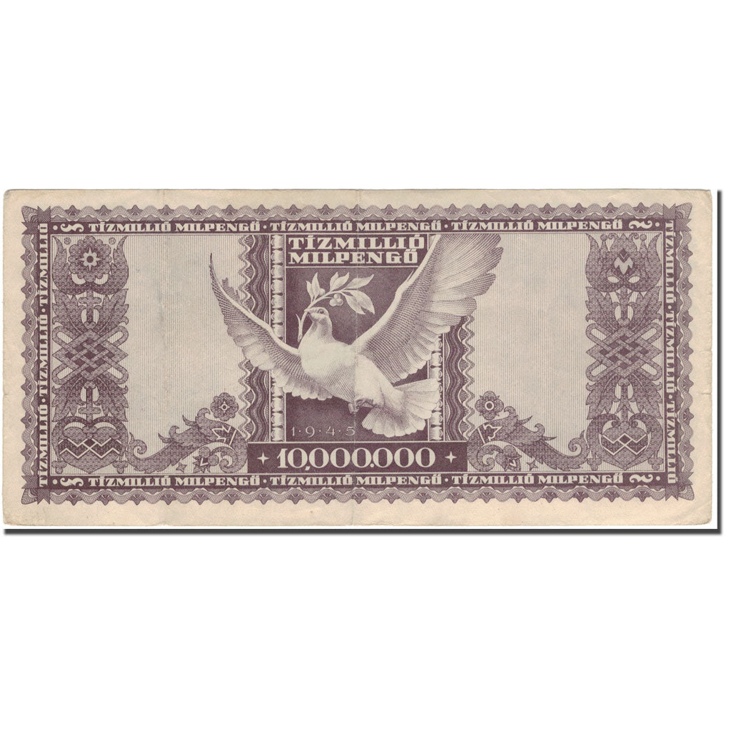 Banknote, Hungary, 10 Million Milpengö, 1946-05-24, KM:129, EF(40-45)