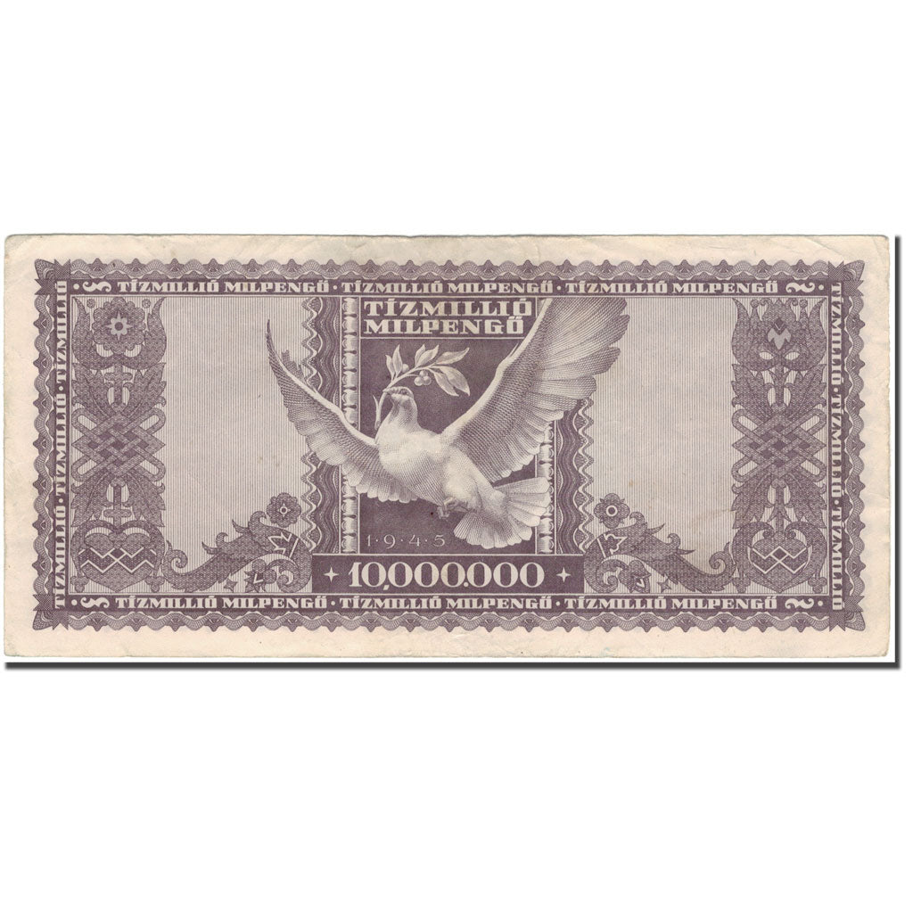 Banknote, Hungary, 10 Million Milpengö, 1946-05-24, KM:129, EF(40-45)