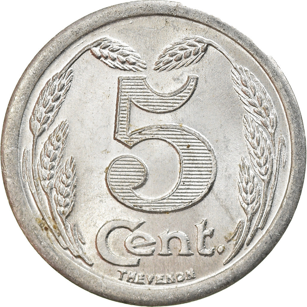 Coin, France, Chambre de Commerce, Evreux, 5 Centimes, 1921, MS(60-62)
